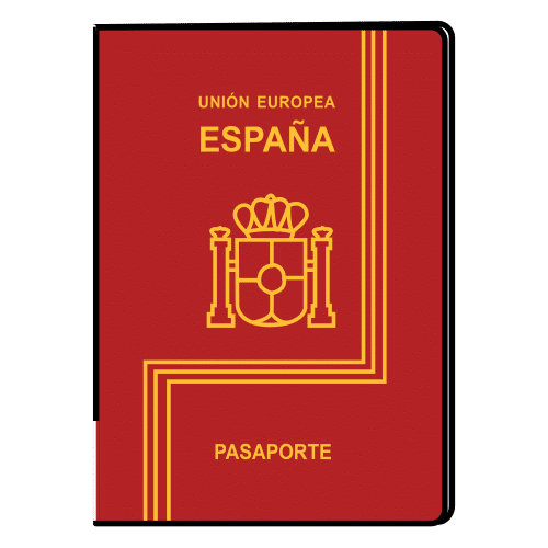 Pictograma que representa un pasaporte.