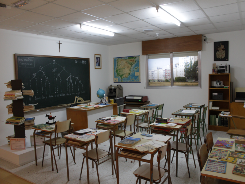 Imaxe dunha aula antiga