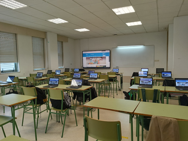 Imaxe dunha aula actual
