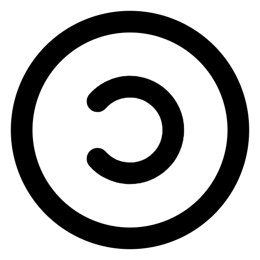 A imaxe representa o logotipo de Copyleft