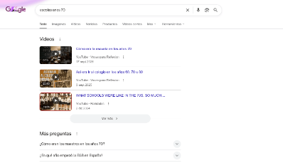Captura de pantalla dunha busca en Google