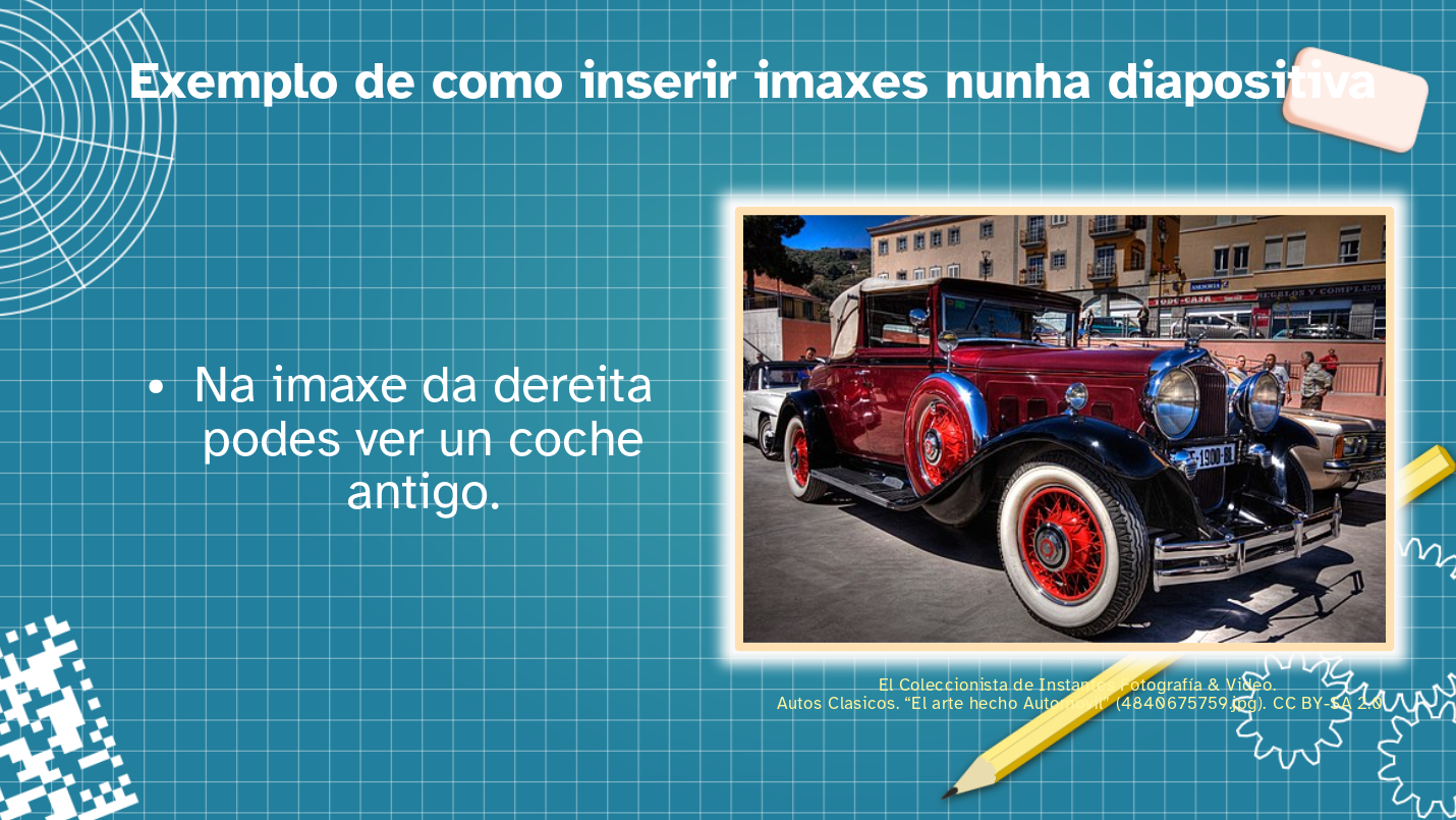 Diapositiva con mal contraste Exemplo de diapositiva con mal contraste entre fondo e texto