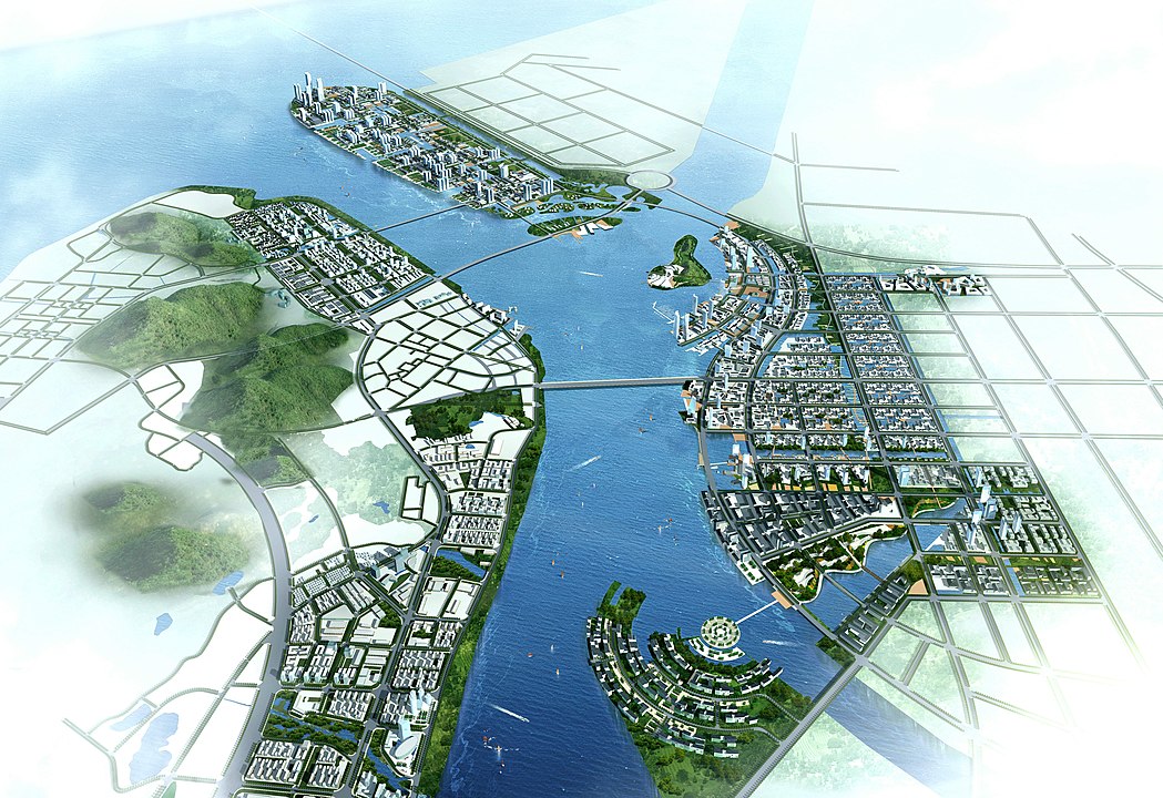 Proxecto da cidade intelixente de Nansha, en China