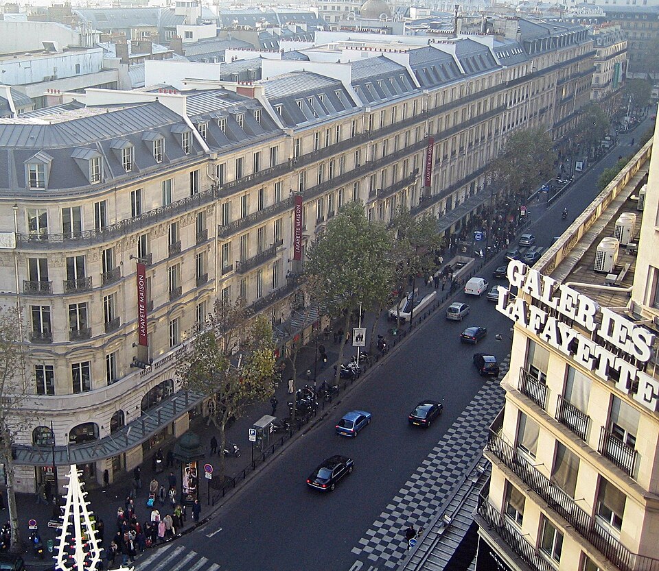 Vista do Boulevard Haussmann
