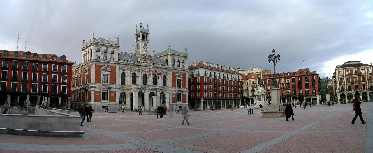 Imaxe da praza maior de Valladolid