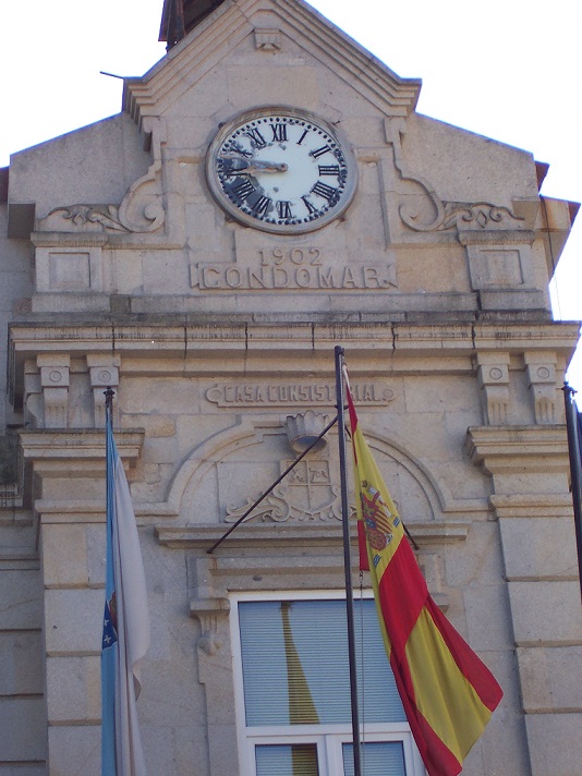 Fachada do Concello de Gondomar (Pontevedra)