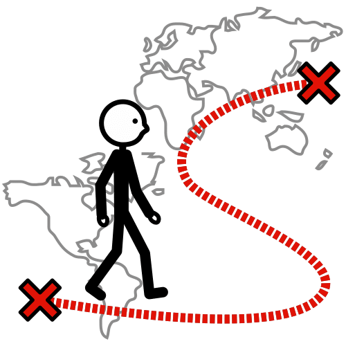 Imaxe dunha persoa e un mapa