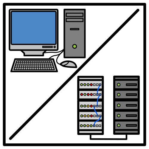 Imaxe de equipos informáticos