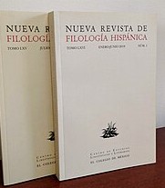 Portada de revista sobre filología hispánica