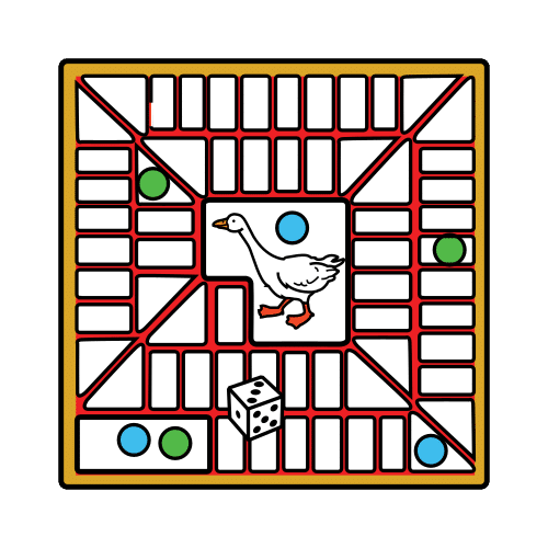 Tablero del juego de la oca.
