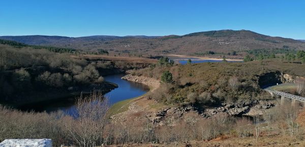 Visión panorámica del río Limia