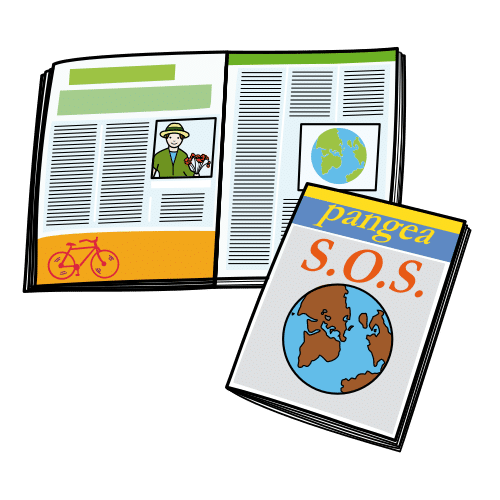 Revista y periódico.