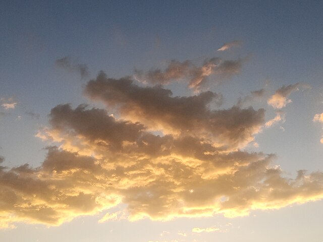 Cielo lleno de nubes