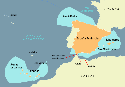 Mapa no que se reflicten as Zonas Económicas Exclusivas de España.