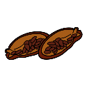 Pictograma do cacao. Materia prima.