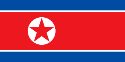 Pictograma da bandeira de Corea do Norte. Exemplo de país socialista.que representa abandeira