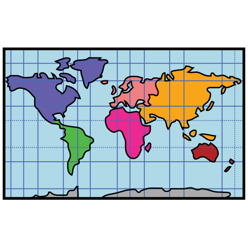 Mapa del mundo.