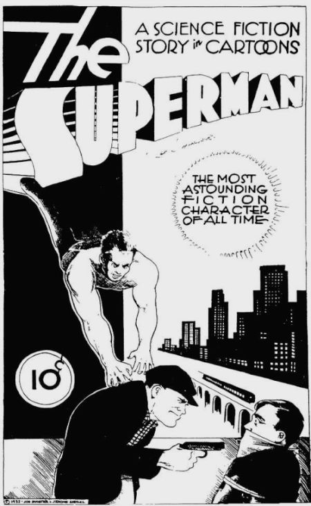 Portada de un cómic de Superman.