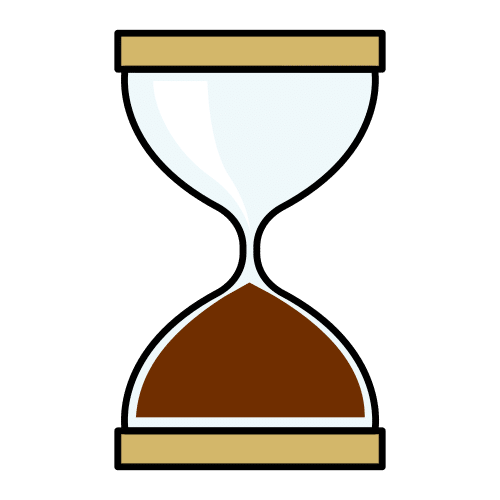 Reloj de arena.