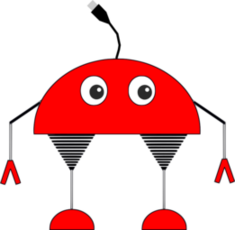 Robot Ada que participa na programación