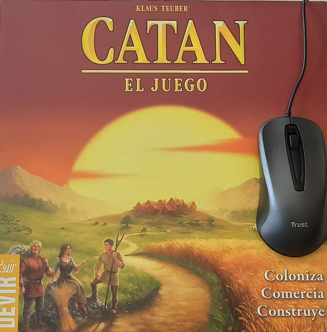 Caixa do xogo de mesa Catán