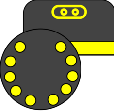 Debuxo de placas Adafruit e micro:bit