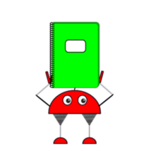 Robot Ada con caderno