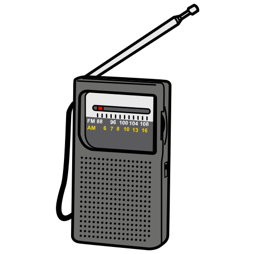 Pictograma dunha radio