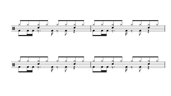 Partitura del ritmo 02
