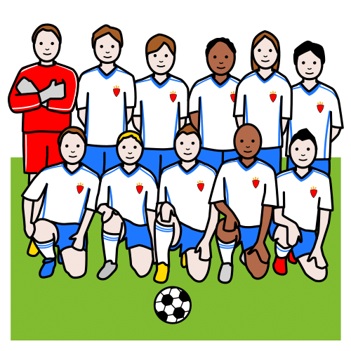 Equipo dun deporte