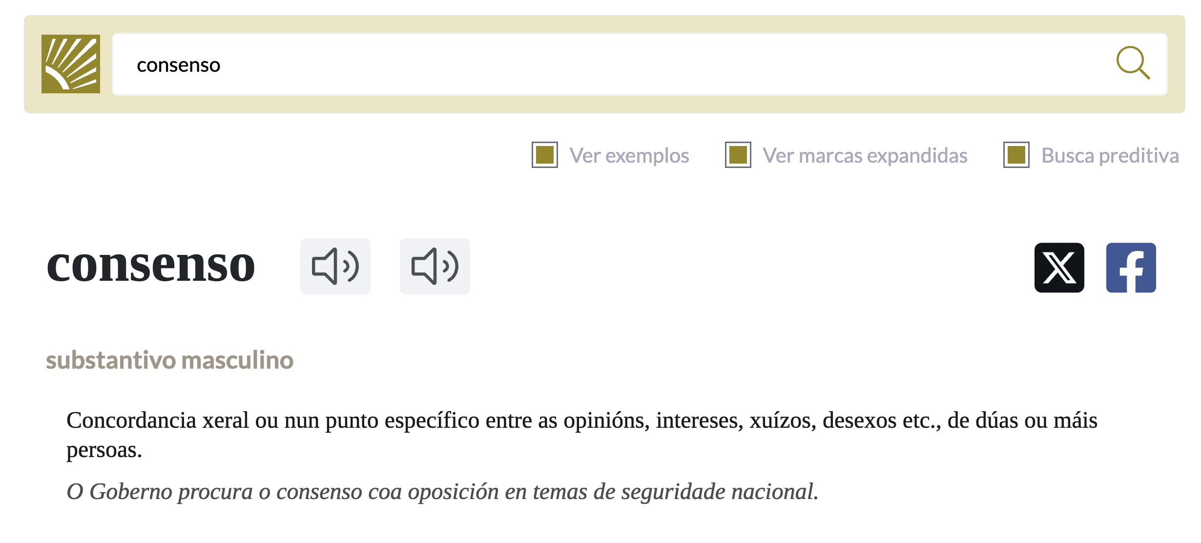 Definición de consenso no DRAG Definición de consenso no DRAG