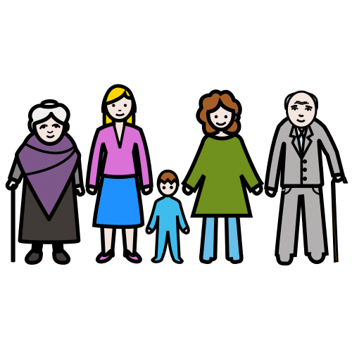 Personas de varias edades