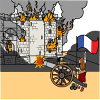 Revolución Francesa (ARASAAC) Pictograma que representa a Revolución Francesa