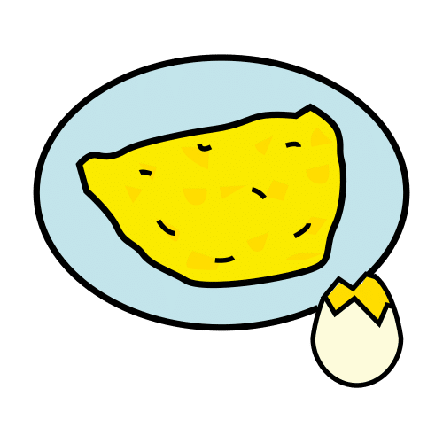 A imaxe representa unha tortilla francesa