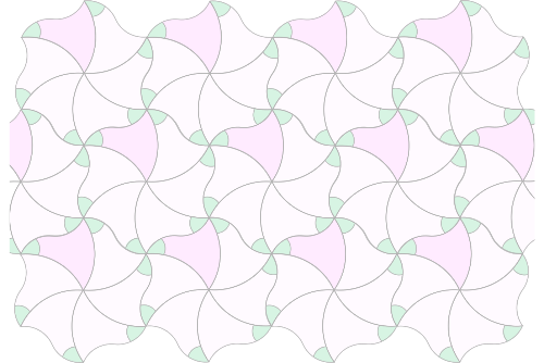 Mosaico elaborado a partir del azulejo construido con la técnica explicada anteriormente.