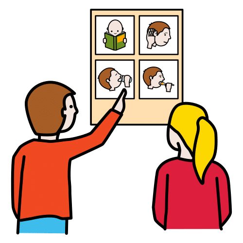 Comunicación entre dos personas