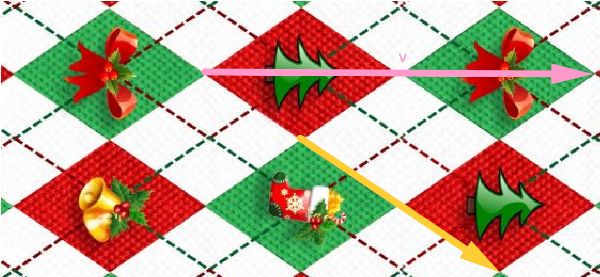 Papel de regalo con varias ilustraciones trasladadas con distintos vectores