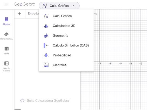 Captura de pantalla del aplicativo
