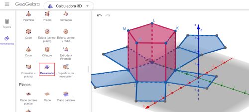 Captura de la herramienta Desarrollo