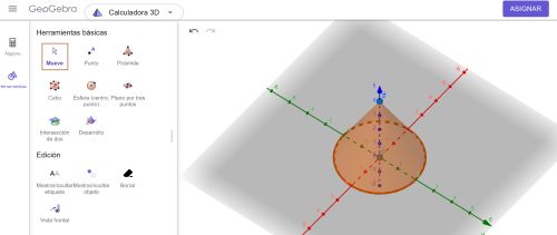 Captura de como mover la pantalla en el aplicativo