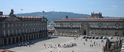 Praza do Obradoiro en Santiago de Compotela