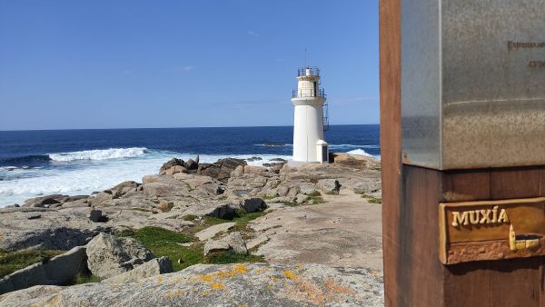 Fotografía del faro de muxía.