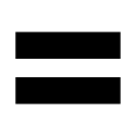 Pictograma del signo igual.