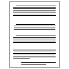 Pictograma de un documento todo escrito.