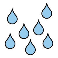 Gotas de auga
