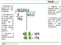 raíz cadrada cáculo por tanteo