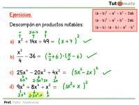 Ecuaciones de primer grado sencillas.