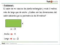 Ecuacións de segundo grado