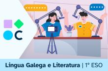 Imagen de la portada del REA5 de la materia de Lengua Gallega y Literatura de 1º de ESO