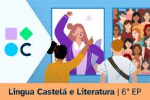 Portada do REA8 para a área de Lingua Castelá e Literatura de 6º de Educación Primaria